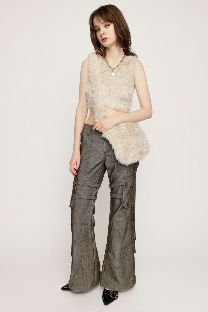 SLY「MIX SHAGGY TANK」|タンクトップ|