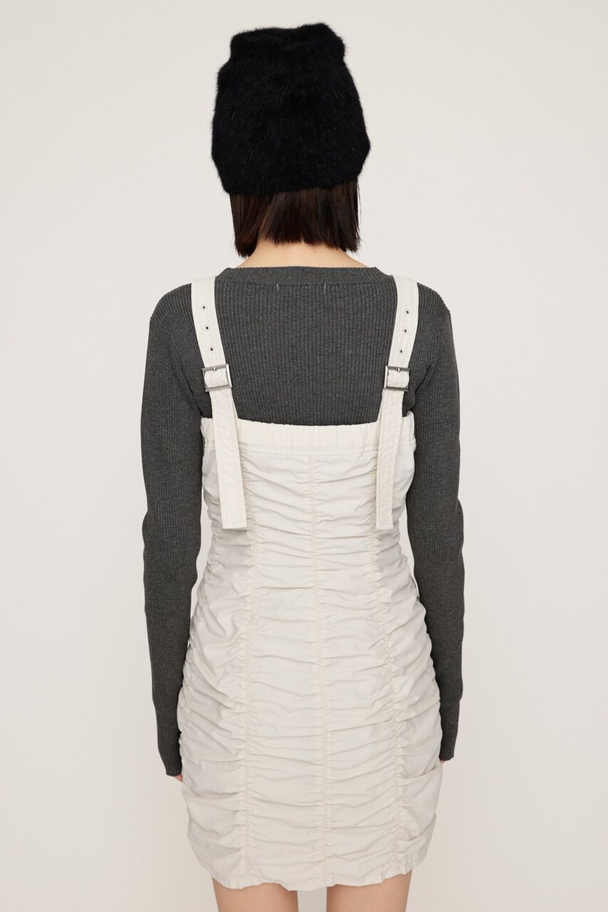 SLY「NYLON GATHER CAMI ショートワンピース」|ワンピース|