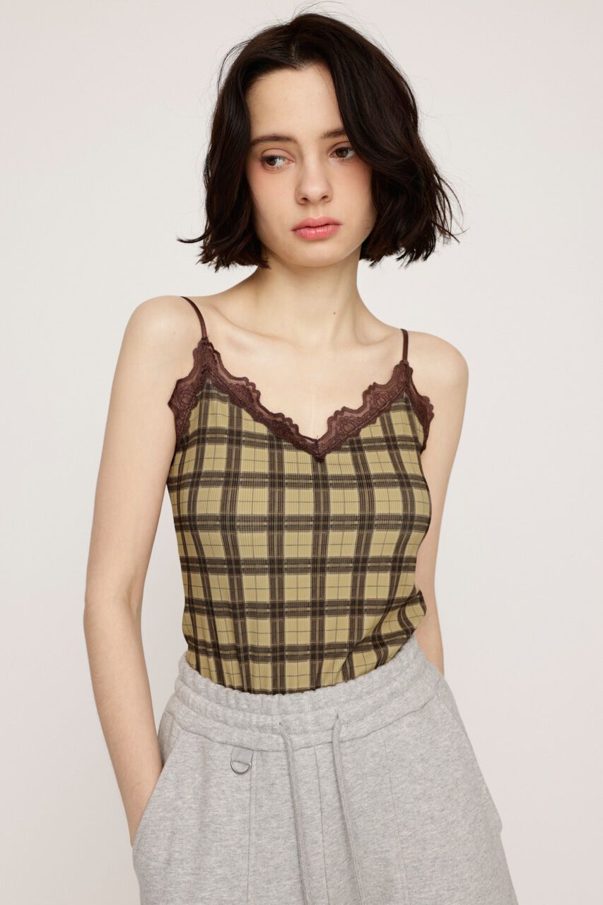 SLY「LACE DOCKING キャミソール」|キャミソール|