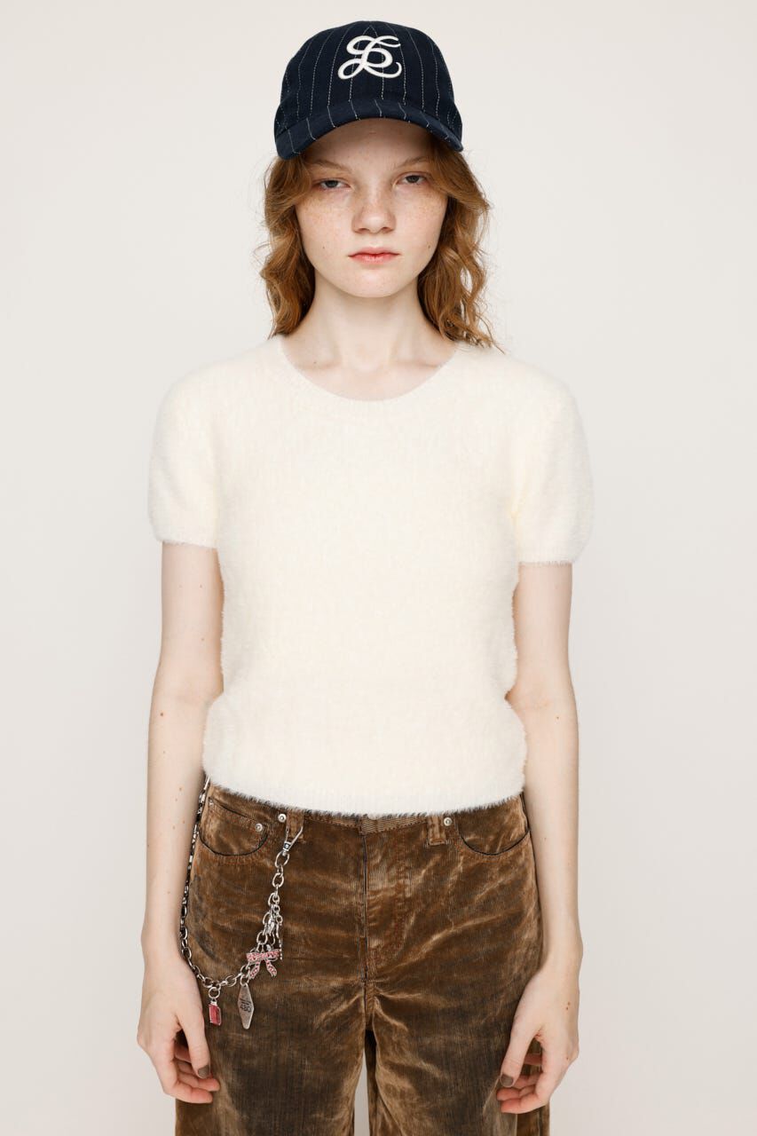 SLY「SHAGGY YARN Tシャツ」|ニット・セーター|