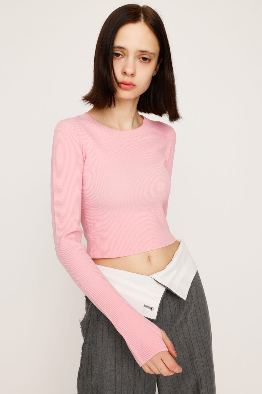 SLY「BASIC HG RIB トップス」|ニット・セーター|