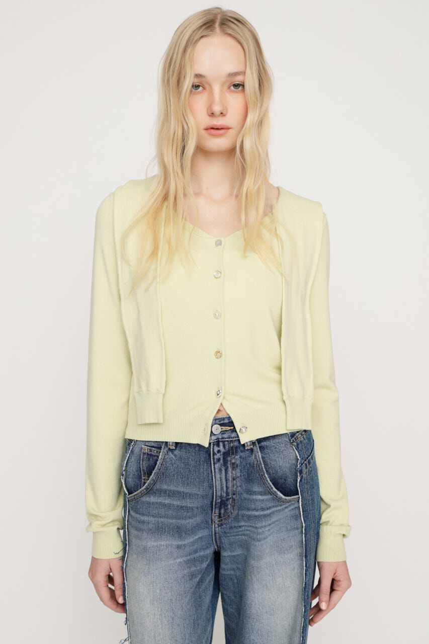 SLY「SAILOR TIE KNIT トップス」|ニット・セーター|L/GRN1