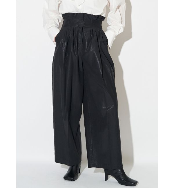 ELENDEEK「WAIST PIN TUCK PT」|その他|ブラック