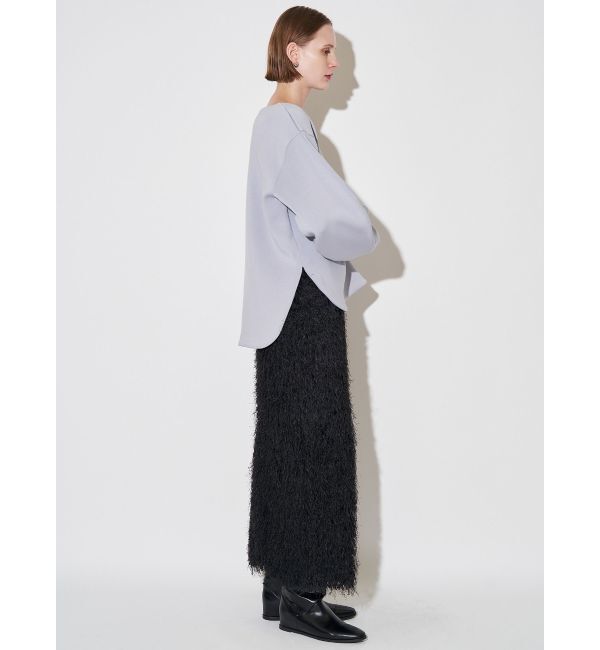ELENDEEK「FEATHER YARN STRAIGHT SK」|スカート|
