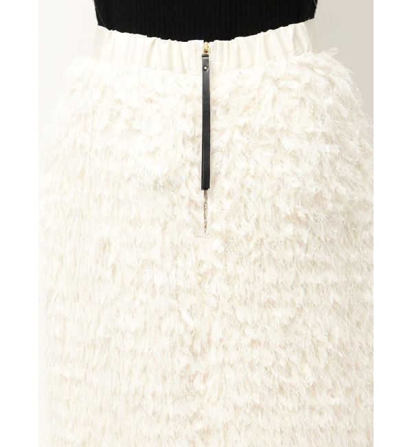 ELENDEEK「FEATHER YARN STRAIGHT SK」|スカート|