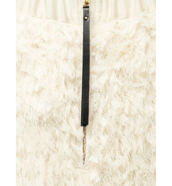 ELENDEEK「FEATHER YARN STRAIGHT SK」|スカート|