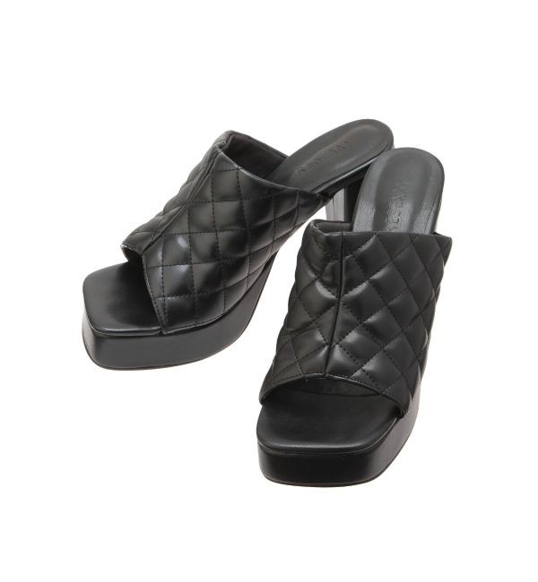 RESEXXY「キルティング厚底サンダル」|サンダル|