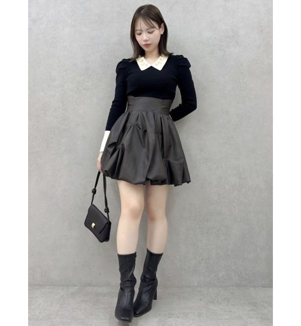 dazzlin「【再販売】バルーンミニスカート」|スカート|