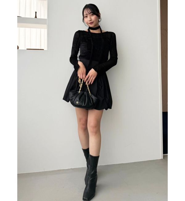 dazzlin「【再販売】バルーンミニスカート」|スカート|