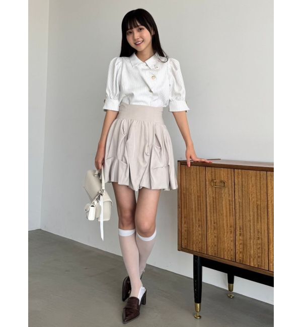 dazzlin「【再販売】バルーンミニスカート」|スカート|