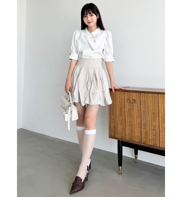 dazzlin「【再販売】バルーンミニスカート」|スカート|