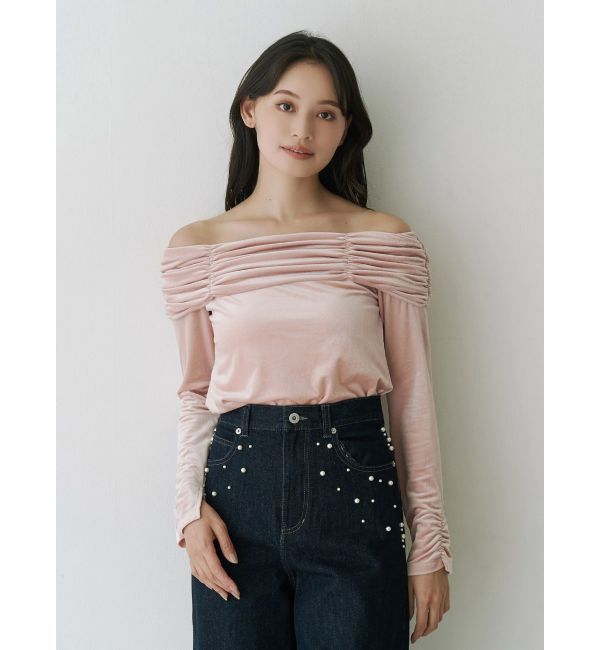 MERCURYDUO「【追加生産】パールデニムパンツ」|デニム|