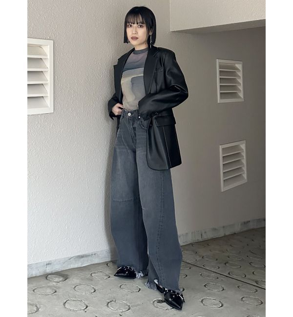 MURUA「コクーンワイドデニム」|デニム|