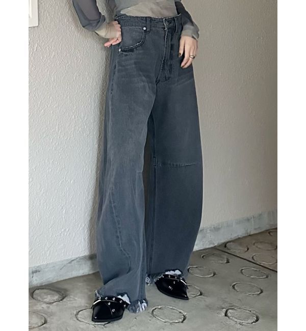 MURUA「コクーンワイドデニム」|デニム|