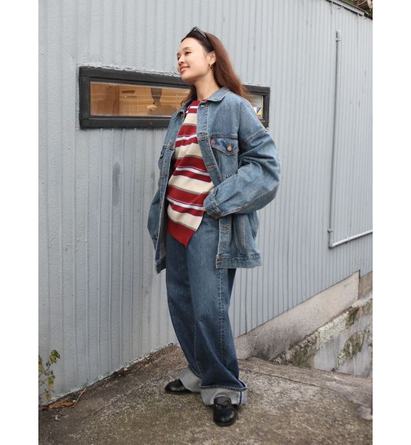 Ungrid「ロールアップルーズデニム」|デニム|