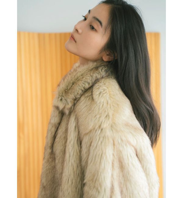 Ungrid「ボリュームデザインファーコート」|その他|