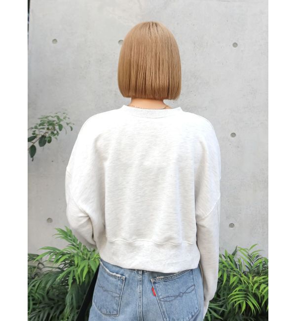 Ungrid「箔ショートルーズスウェット」|スウェット・ジャージ|