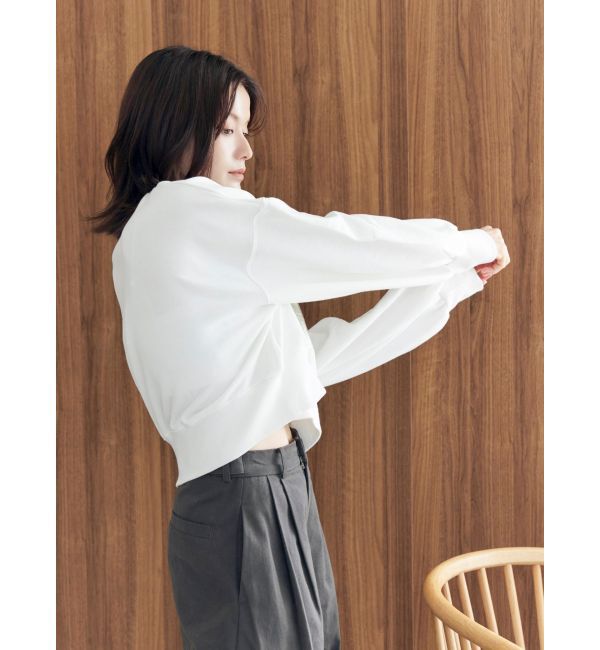 Ungrid「箔ショートルーズスウェット」|スウェット・ジャージ|