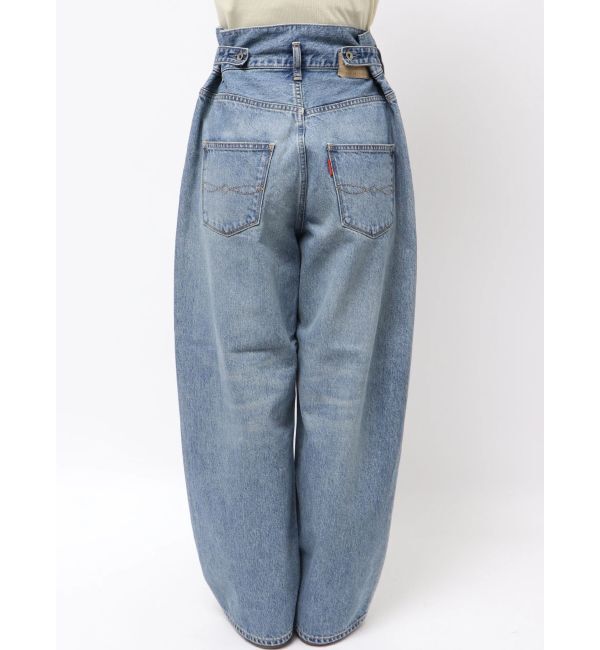 Ungrid「ウエストデザインルーズデニム」|デニム|