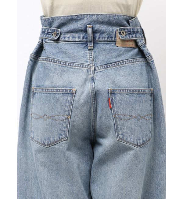 Ungrid「ウエストデザインルーズデニム」|デニム|