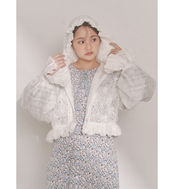 merry jenny「レースフードブルゾン」|ブルゾン・スタジャン|