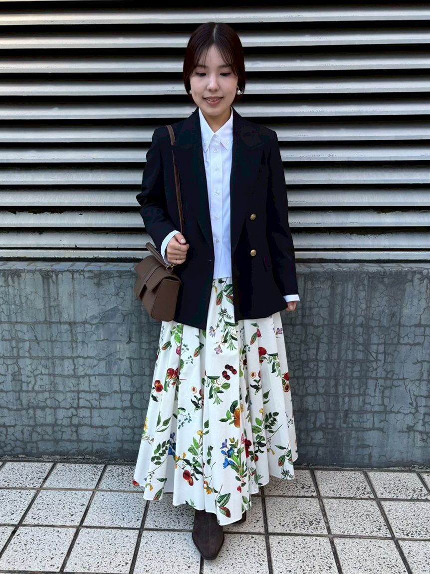 Mila Owen「金釦ダブルブレストブレザー」|テーラードジャケット|