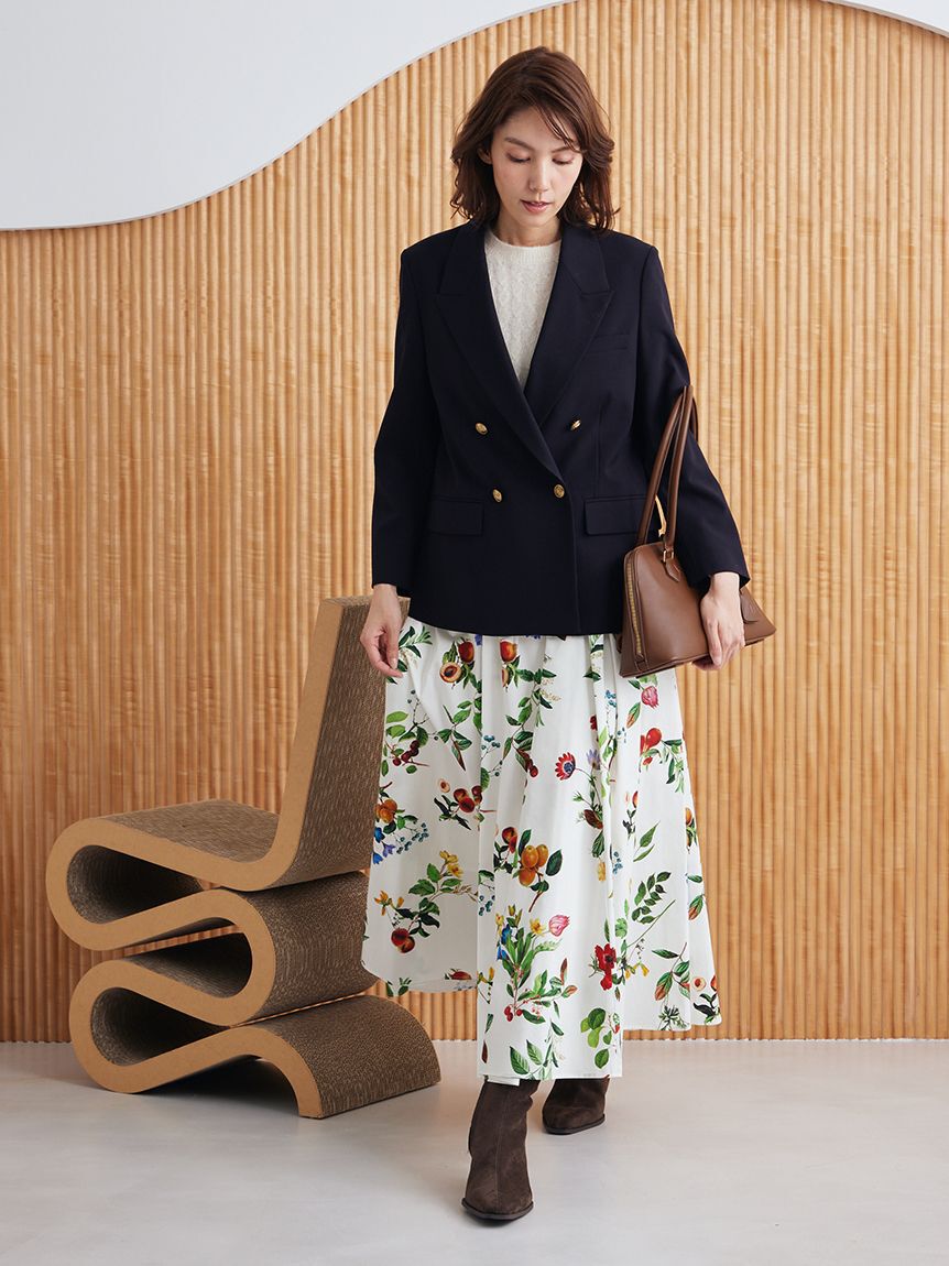 Mila Owen「金釦ダブルブレストブレザー」|テーラードジャケット|