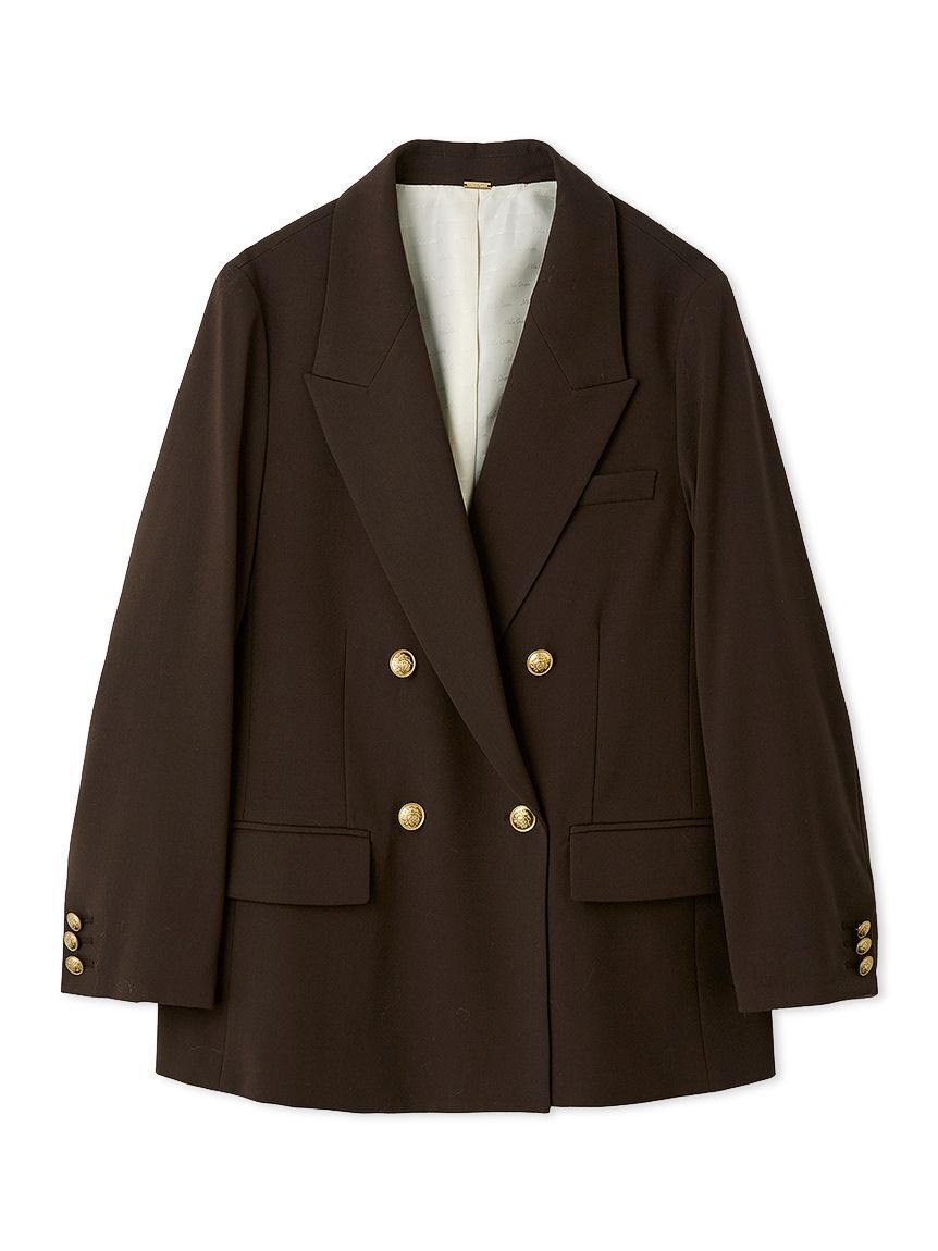 Mila Owen「金釦ダブルブレストブレザー」|テーラードジャケット|