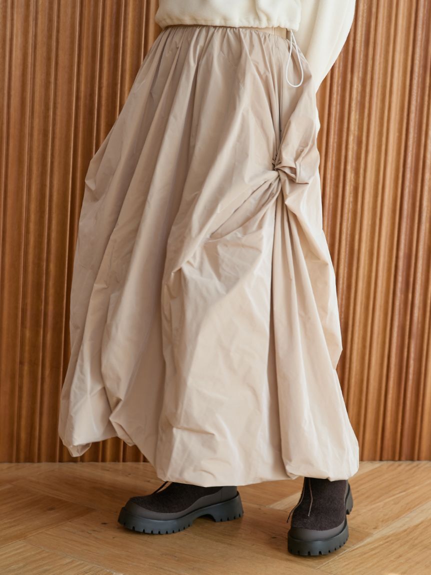 emmi atelier「【ONLINE限定カラー】ツイストバルーンスカート」|スカート|BEG