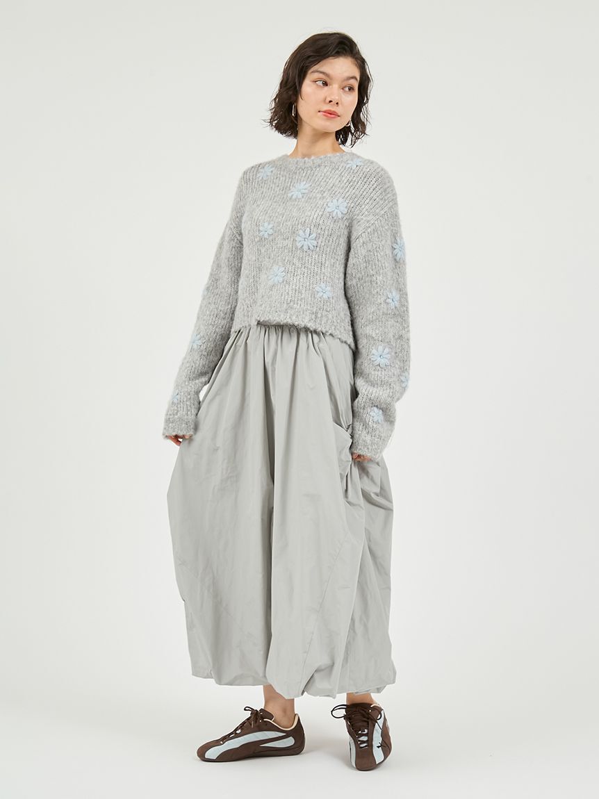 emmi atelier「【ONLINE限定カラー】ツイストバルーンスカート」|スカート|