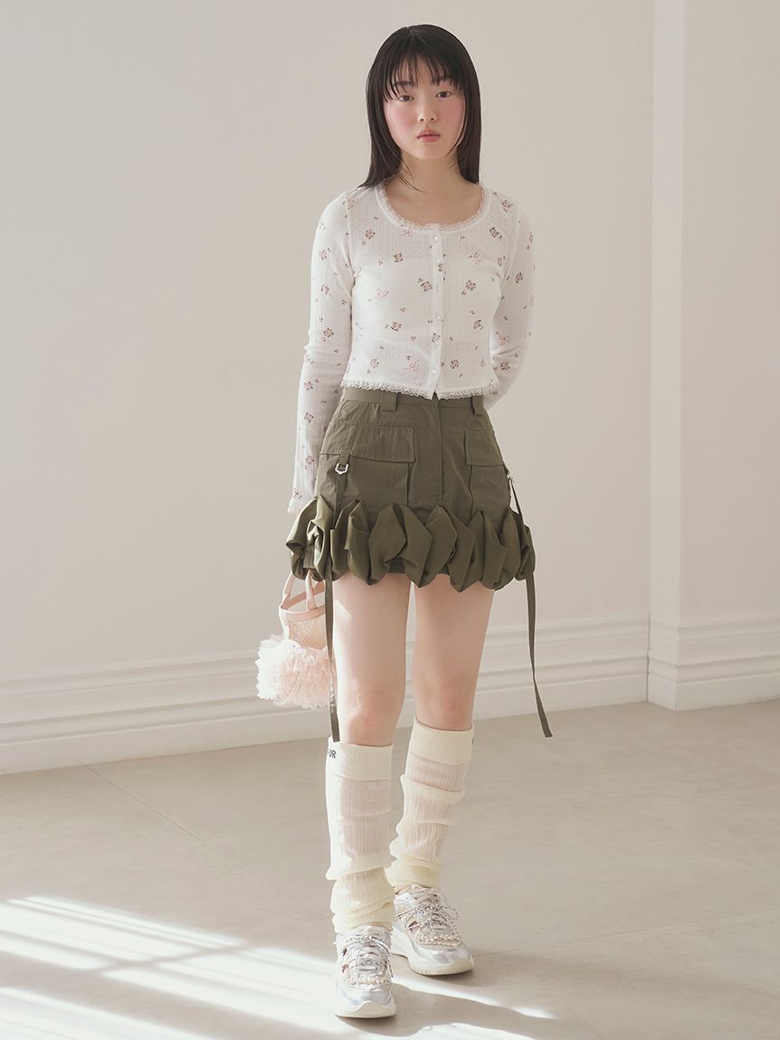 FURFUR「フリルカーゴミニスカート」|スカート|