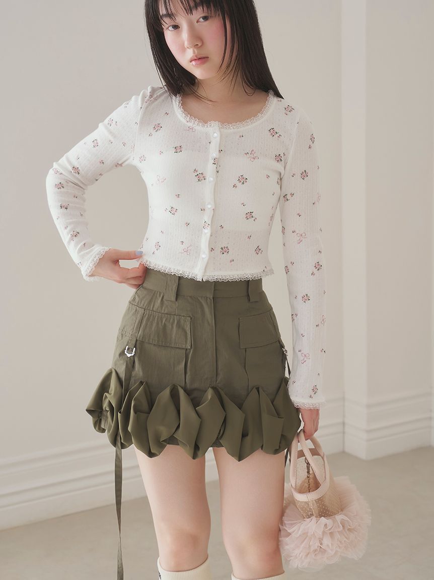 FURFUR「フリルカーゴミニスカート」|スカート|