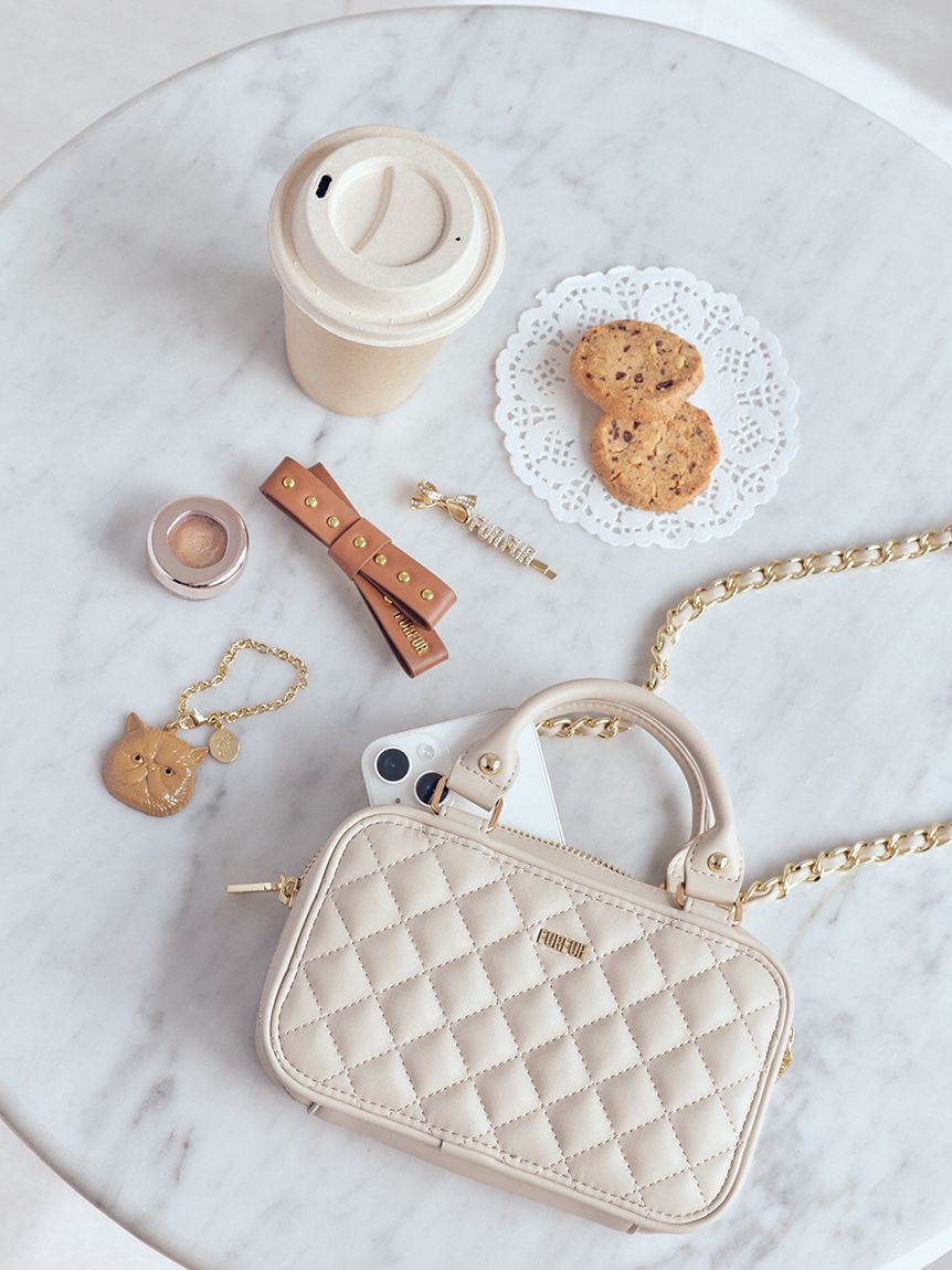 FURFUR「【限定カラー】キルティングフォンホルダー」|ショルダー・メッセンジャー|