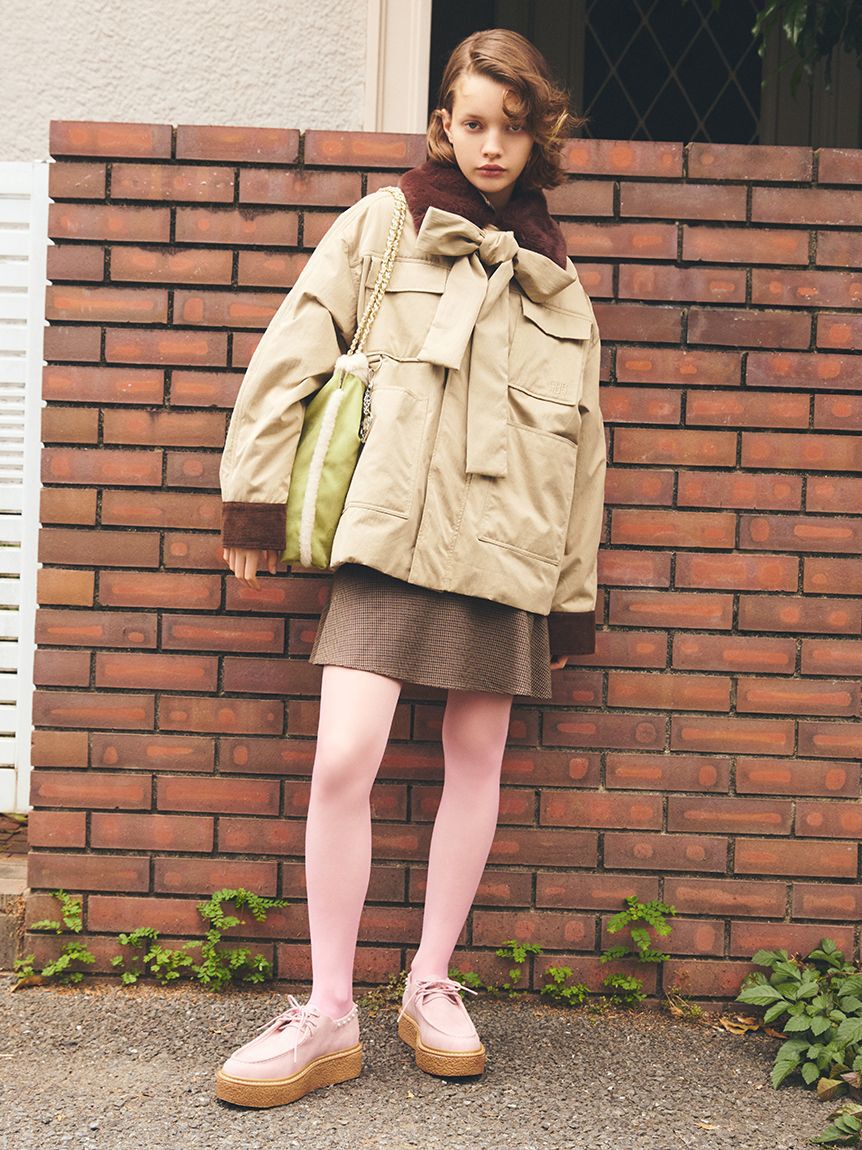 FURFUR「パールチロリアンシューズ」|パンプス|