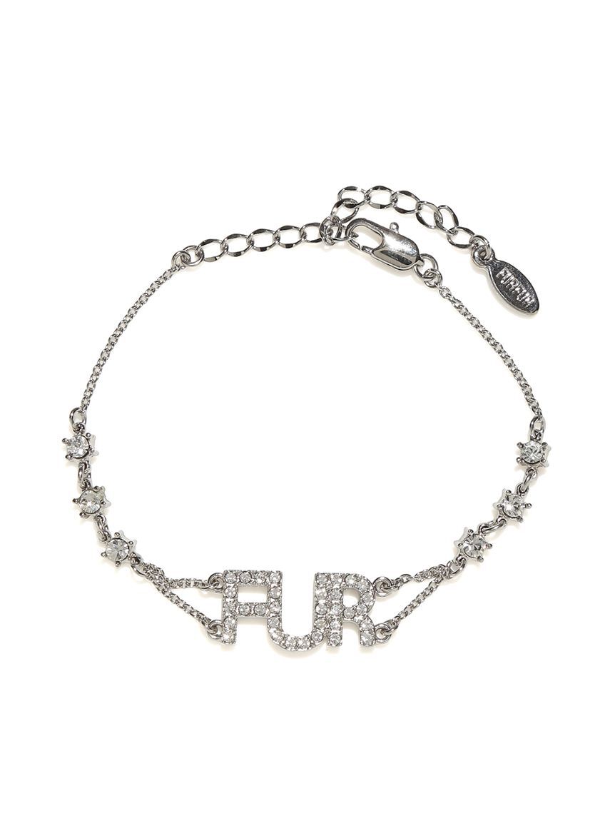 FURFUR「ロゴビジューブレスレット」|ブレスレット・バングル|SLV