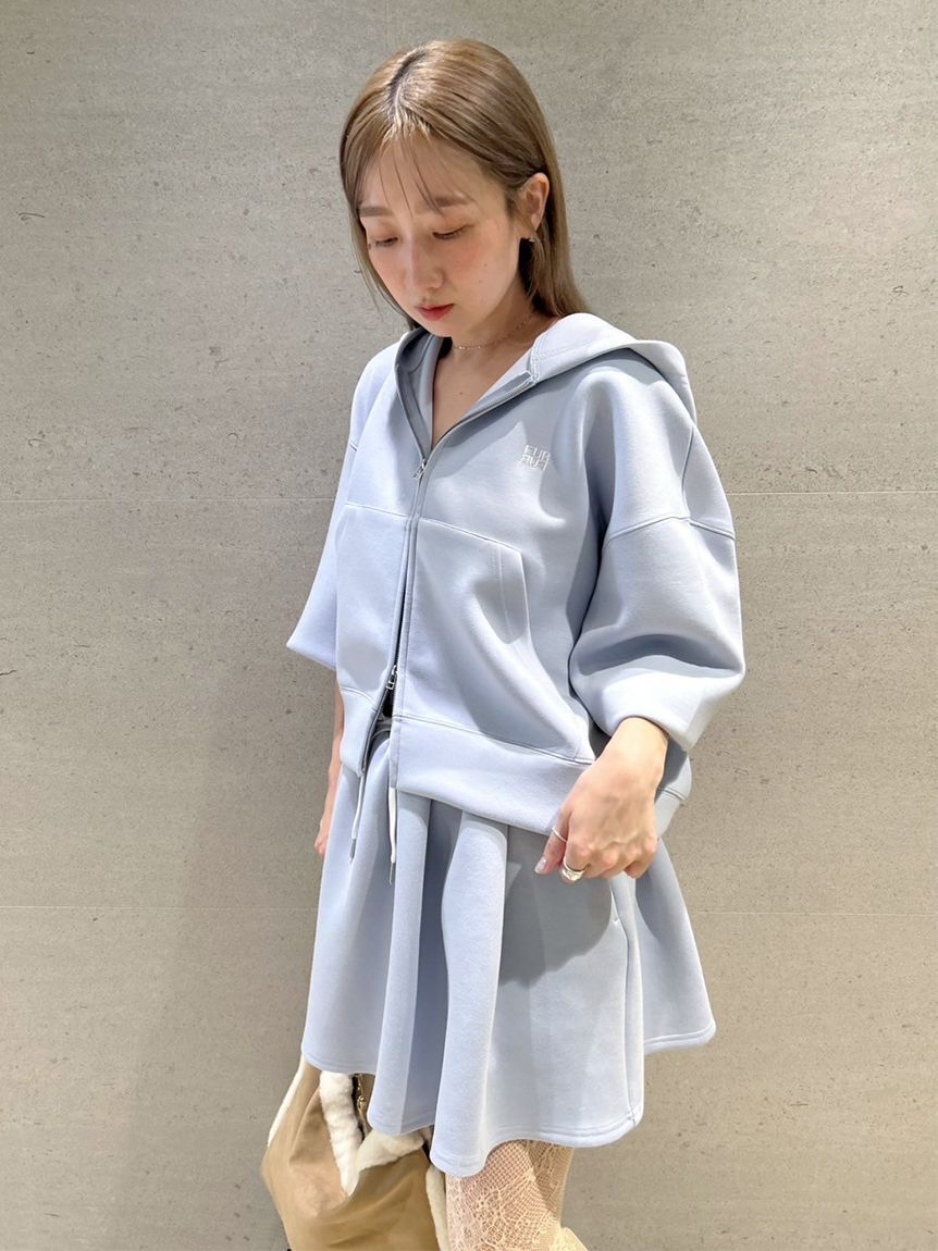 FURFUR「【WEB・一部店舗限定カラー】ポンチフレアミニスカート」|スカート|