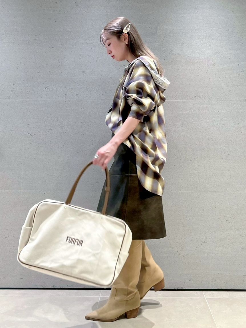 FURFUR「フーディーオンブレーチェックシャツ」|シャツ・ブラウス|