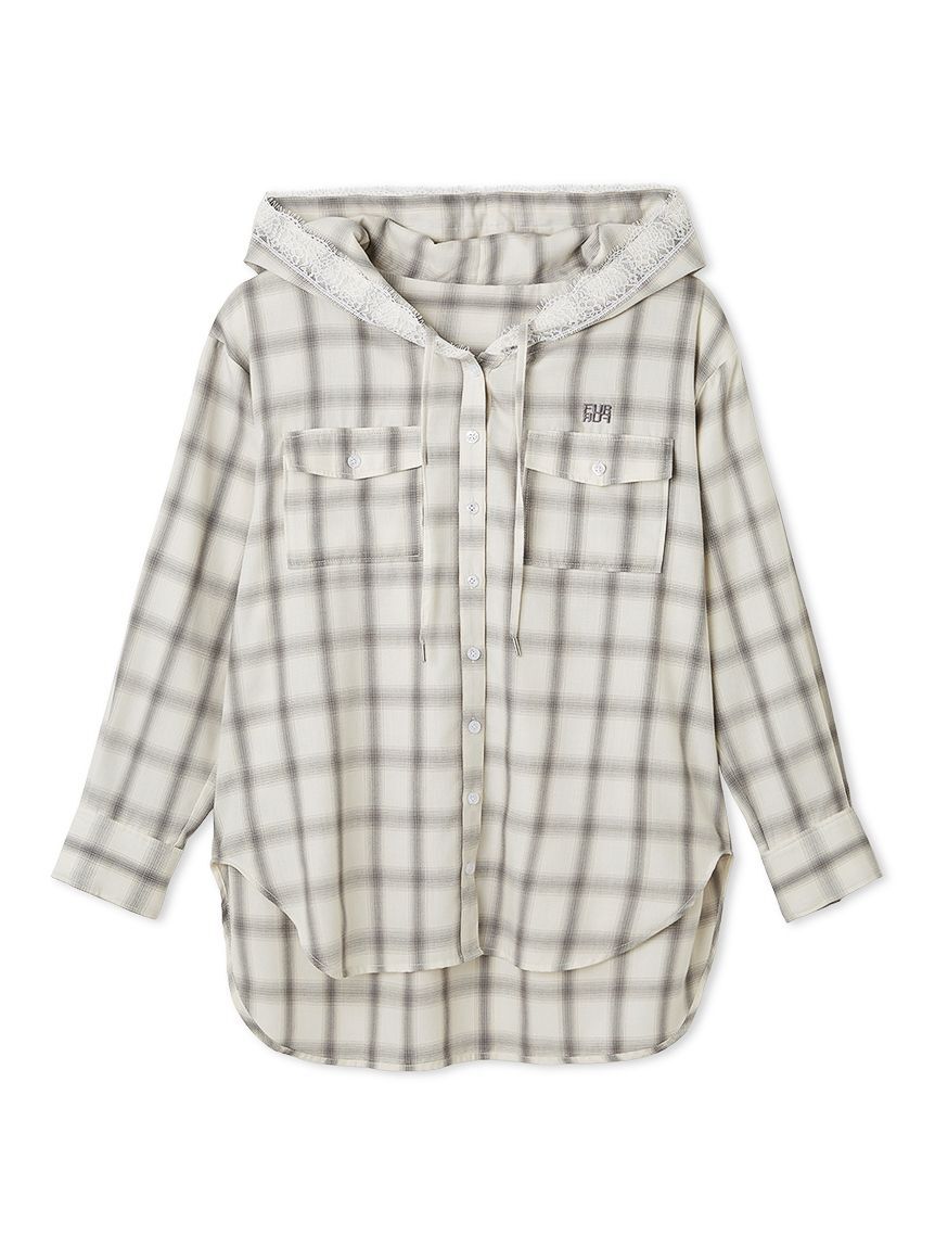FURFUR「フーディーオンブレーチェックシャツ」|シャツ・ブラウス|