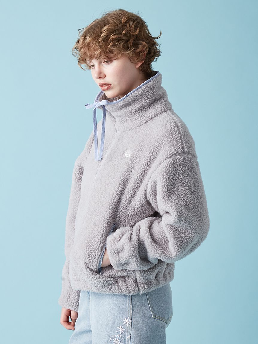 FURFUR「リボンフリースパーカー」|パーカー|