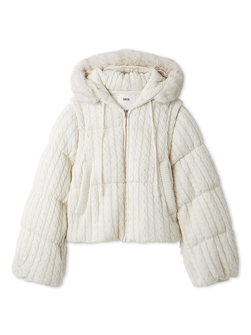 FURFUR「4WAYニットパディングジャケット」|ダウン|