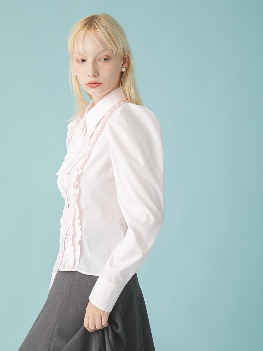 FURFUR「コンパクトパフスリーブシャツ」|シャツ・ブラウス|