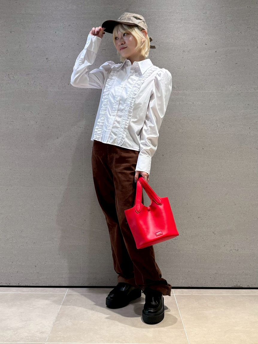 FURFUR「コンパクトパフスリーブシャツ」|シャツ・ブラウス|