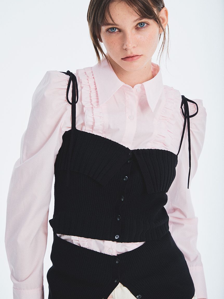 FURFUR「コンパクトパフスリーブシャツ」|シャツ・ブラウス|PNK