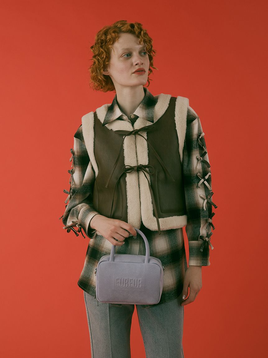 FURFUR「リバーシブルムートンベスト」|ダウンベスト・ベスト|