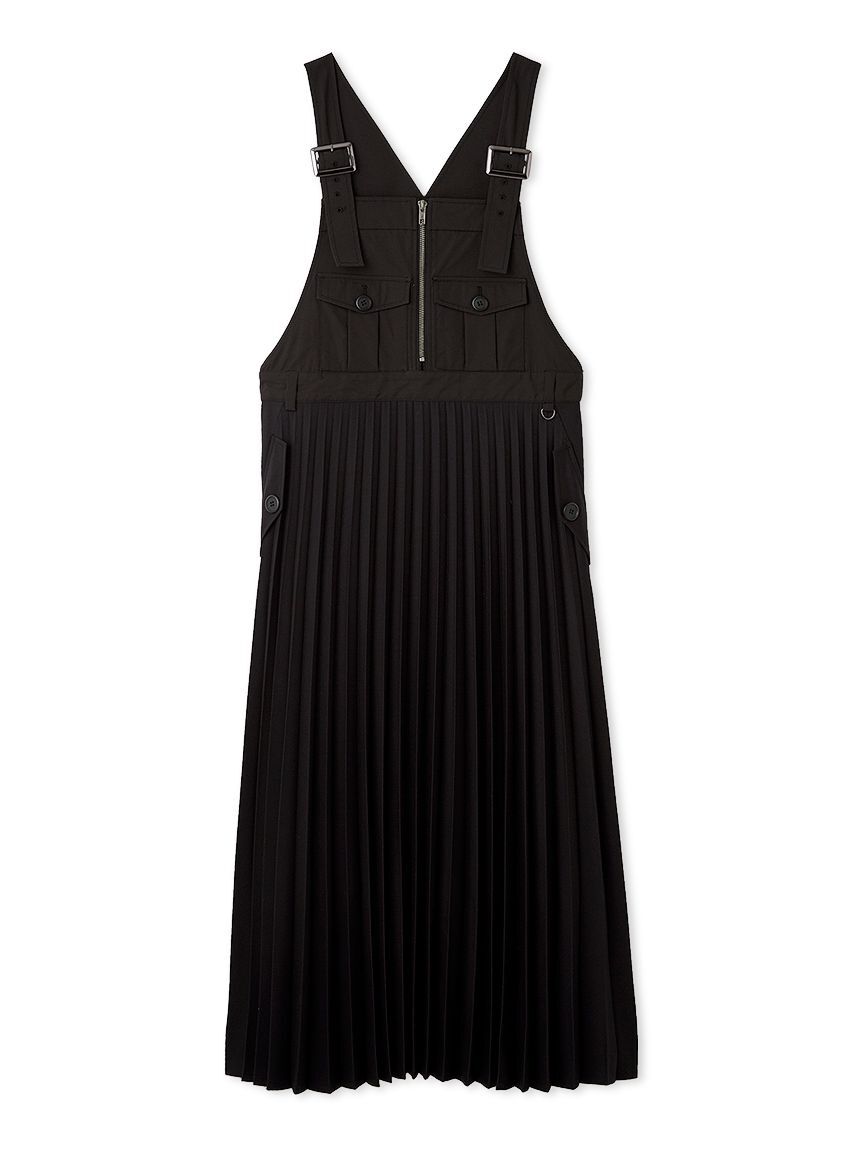 FURFUR「トレンチオーバーオールドレス」|ワンピース|BLK