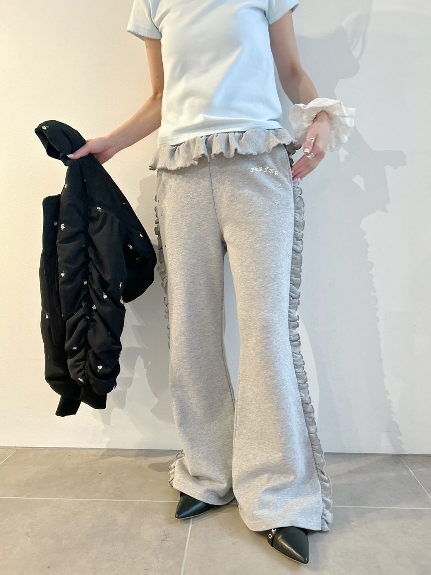 FURFUR「フリルスウェットパンツ」|チノ|
