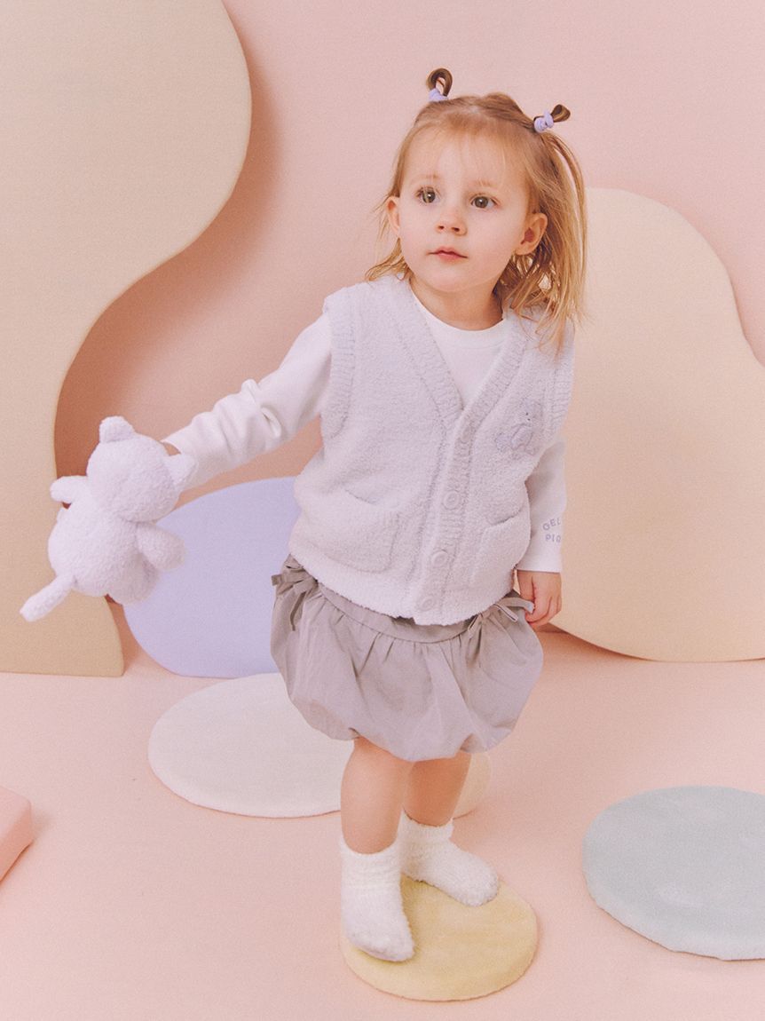 GELATO PIQUE KIDS & BABY「【限定カラーあり】【BABY】パウダーアニマルベスト」|その他ベビーウェア|