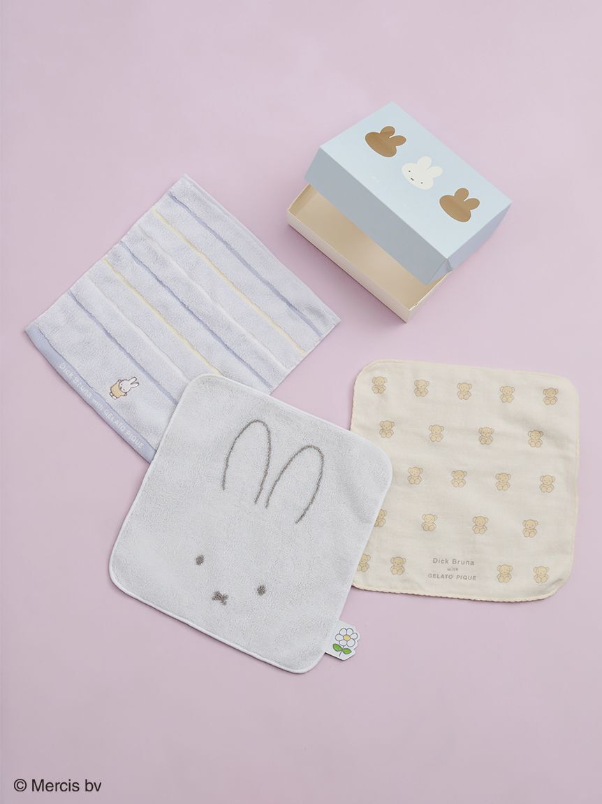 GELATO PIQUE KIDS & BABY「【Dick Bruna】【KIDS】パッケージ付きタオル3枚セット」|ハンカチ|