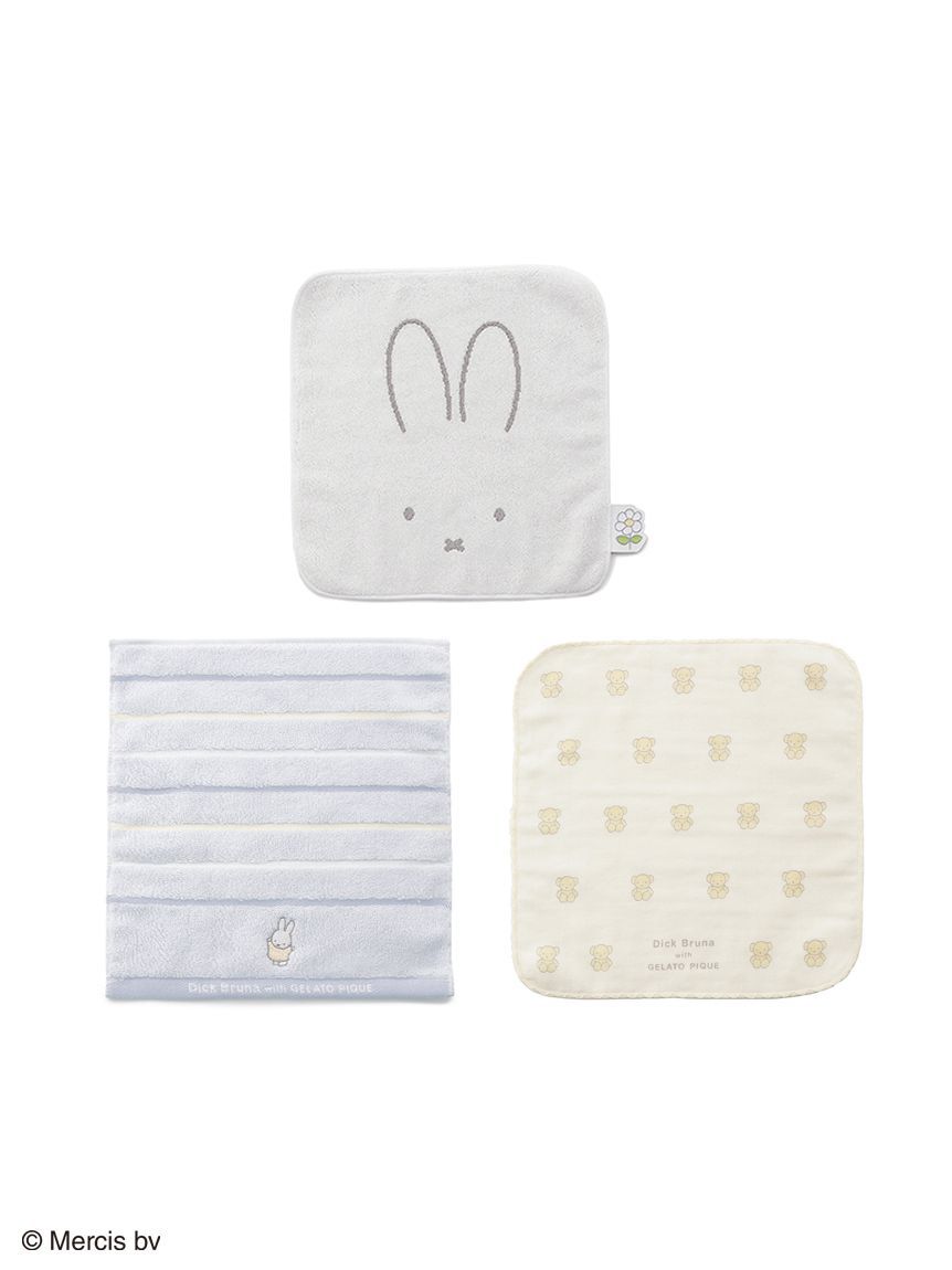 GELATO PIQUE KIDS & BABY「【Dick Bruna】【KIDS】パッケージ付きタオル3枚セット」|ハンカチ|
