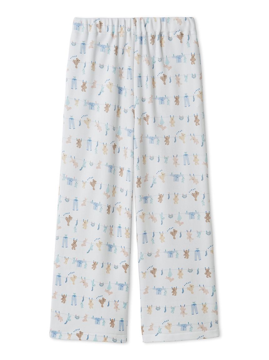 gelato pique「ウォッシングアニマル柄ロングパンツ」|ルームウェア|BLU